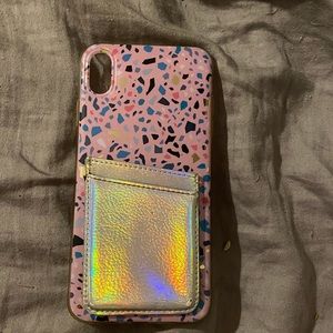 iPhone XS case and card holder